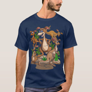 Australische Kangoeroe Lover Outback Marsupial Kan T-shirt