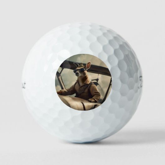 Australische kangoeroe piloot, golfballen (Voorkant)