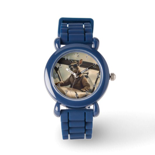 Australische kangoeroe piloot, horloge (Voorkant)