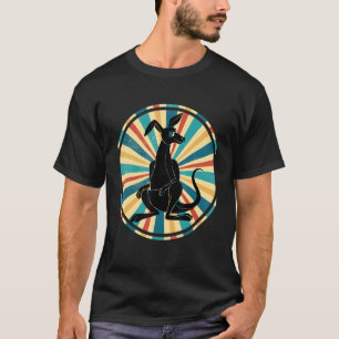 Australische Kangoeroe Retro Aussie Zoo Dier Kanga T-shirt