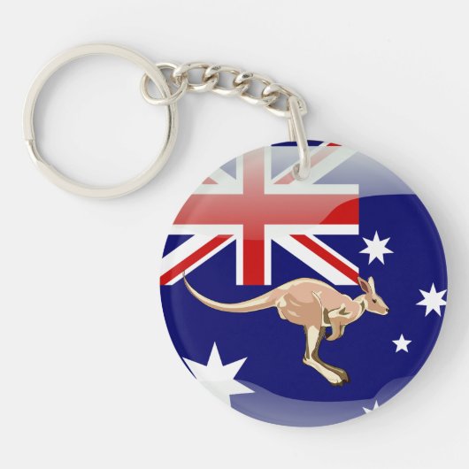 Australische kangoeroe sleutelhanger (Voorkant)