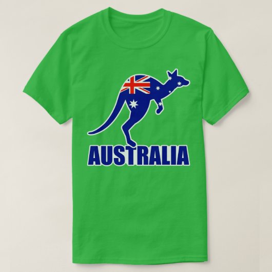 Australische kangoeroe t-shirt (Design voorkant)