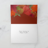 Australische kangoeroe vrolijk kerstgouden script kaart (Binnen)