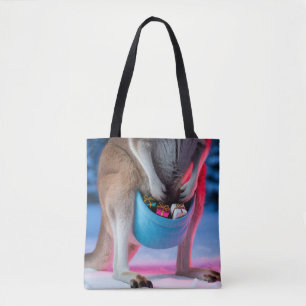 Australische kangoeroe zak Kerstcadeaus Tote Bag