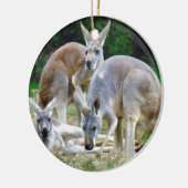 Australische kangoeroes die in de zon liggen keramisch ornament (Links)