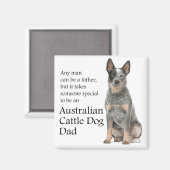 Australische kattehond pa Magnet (Voorkant / Achterkant)