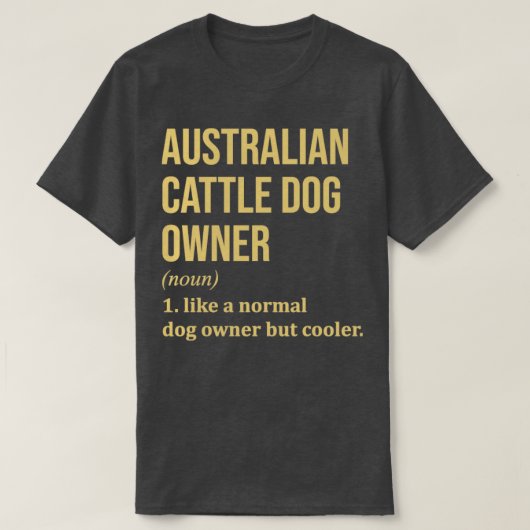 Australische kattenhonden t-shirt (Design voorkant)