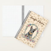 Australische kattenhondschildpad - Afdruk en karre Notitieboek (Binnen)