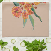 Australische kauwbloesems en bijen theedoek (Gevouwen)