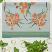 Australische kauwbloesems theedoek (Gevouwen)