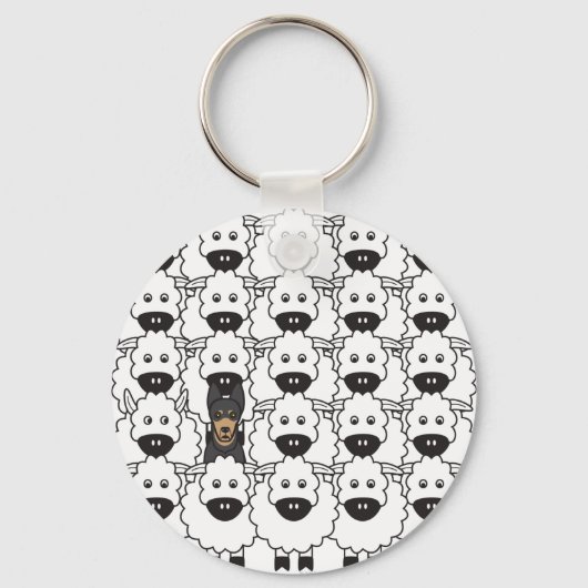 Australische Kelaart in de schapen Sleutelhanger (Voorkant)