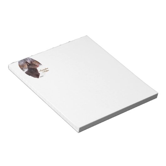 Australische Kelpe Art Notitieblok (Schuin)