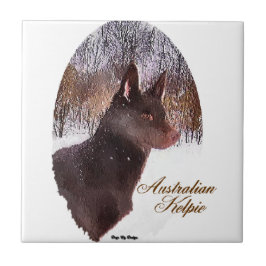 Australische Kelpe Art Tegeltje