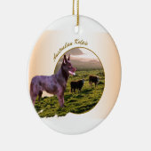 Australische Kelpie Art Gifts Keramisch Ornament (Rechts)