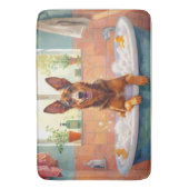 Australische Kelpie badtijd helder badkamerdecor Badmat (Voorkant Verticaal)