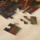 Australische Kelpie Gouden Veld Kunst Legpuzzel (Zijkant)