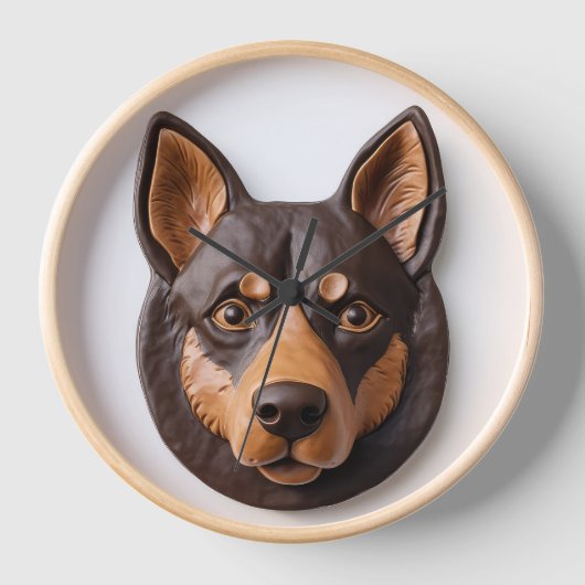 Australische Kelpie hond 3D geïnspireerd (Voorkant)