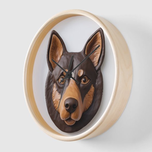 Australische Kelpie hond 3D geïnspireerd (Hoek)