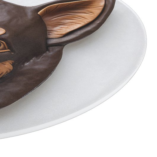 Australische Kelpie hond 3D geïnspireerd Snijplank (Hoek)