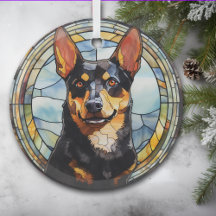 Australische Kelpie hond gekleurd