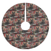 Australische Kelpie Hond Kerstfeest Kerstboom Rok (Voorkant)