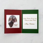 Australische Kelpie kerstcadeautjes Feestdagen Kaart (Binnen)