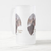 Australische Kelpie kerstcadeautjes Matglas Bierpul (Voorkant links)