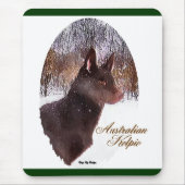 Australische Kelpie kerstcadeautjes Muismat (Voorkant)