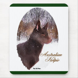 Australische Kelpie kerstcadeautjes Muismat