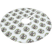 Australische Kelpie Kerstkrans Feestelijke Pup Kerstboom Rok (Gekanteld)