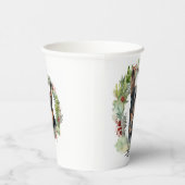 Australische Kelpie Kerstkrans Feestelijke Pup Papieren Bekers (Rechts)