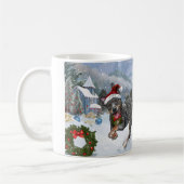 Australische Kelpie Kerstmis Koffiemok (Links)