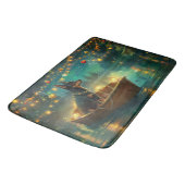 Australische Kelpie kerstvakantie Badmat (Gekanteld)