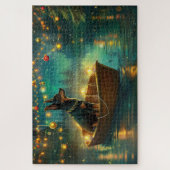 Australische Kelpie kerstvakantie Legpuzzel (Verticaal)