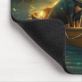 Australische Kelpie kerstvakantie Muismat (Hoek)