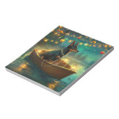 Australische Kelpie kerstvakantie Notitieblok (Linkerzijde)