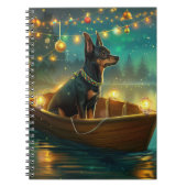 Australische Kelpie kerstvakantie Notitieboek (Voorkant)