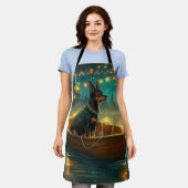 Australische Kelpie kerstvakantie Schort (Gedragen)