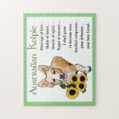 Australische Kelpie Kunst Legpuzzel (Verticaal)