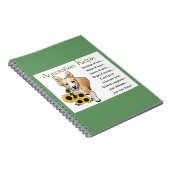 Australische Kelpie Kunst Notitieboek (Rechterzijde)