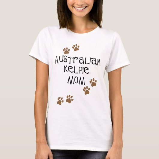 Australische Kelpie mama T-shirt (Voorkant)