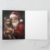 Australische Kelpie met Kerstmis Kaart (Binnen)