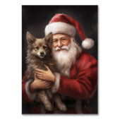 Australische Kelpie met Kerstmis Kaart (Achterkant)