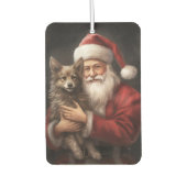 Australische Kelpie met Kerstmis Luchtverfrisser (Voorkant)