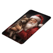 Australische Kelpie met Kerstmis Magneet (Linkerzijde)