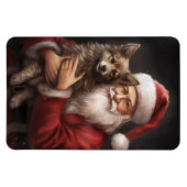 Australische Kelpie met Kerstmis Magneet (Horizontaal)