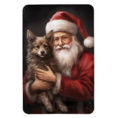 Australische Kelpie met Kerstmis Magneet (Verticaal)