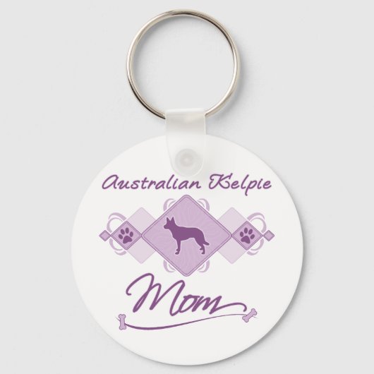 Australische Kelpie Moeder Sleutelhanger (Voorkant)