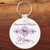 Australische Kelpie Moeder Sleutelhanger (Voorkant)