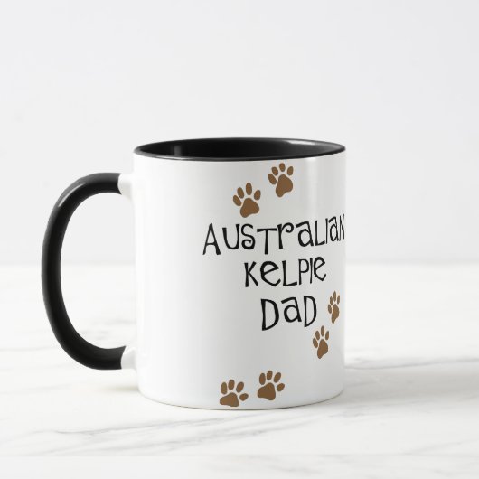 Australische Kelpie Pap Mok (Links)